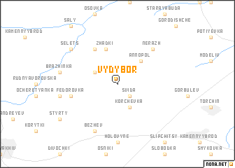 map of Vydybor