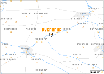 map of Vygnanka