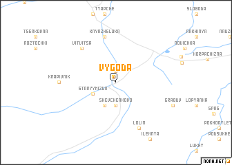map of Vygoda