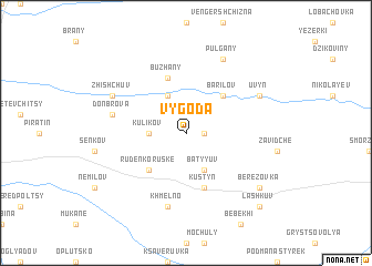 map of Vygoda