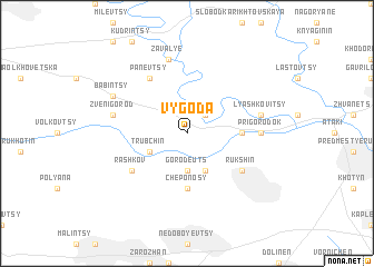 map of Vygoda