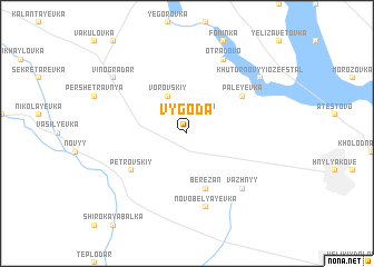 map of Vygoda