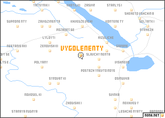 map of Vygolenenty