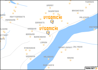 map of Vygonichi