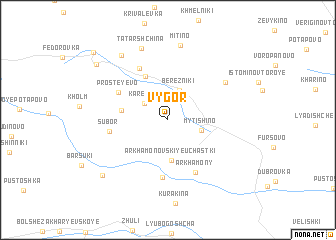 map of Vygor\