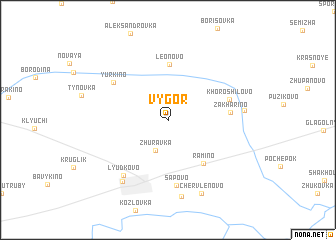 map of Vygor\