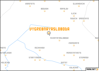 map of Vygrebnaya Sloboda