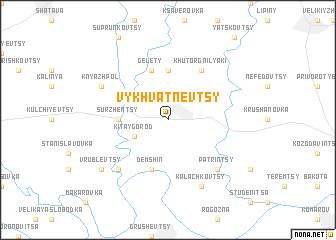 map of Vykhvatnevtsy