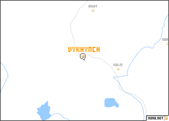 map of Vykhynch