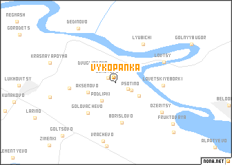 map of Vykopanka