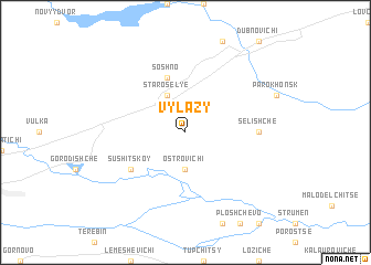 map of Vylazy