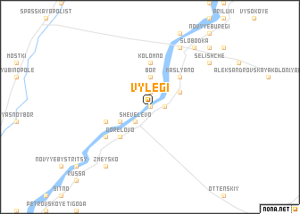 map of Vylegi