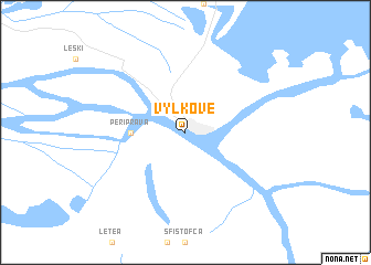 map of Vylkove