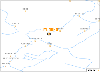 map of Vylomka