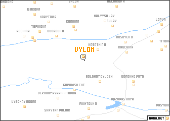 map of Vylom
