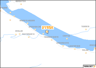 map of Vymsk