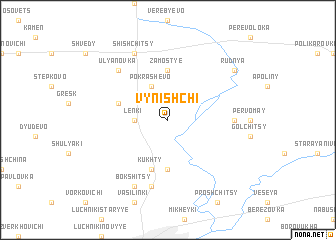 map of Vynishchi