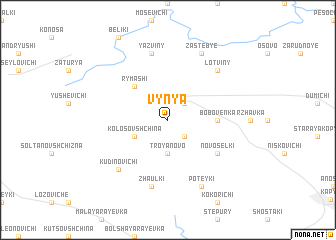 map of Vynya