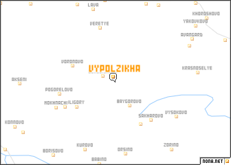 map of Vypolzikha