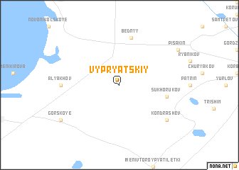 map of Vypryatskiy