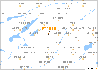 map of Vypush