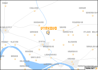 map of Vyrkovo