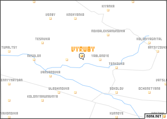 map of Vyruby