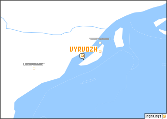 map of Vyrvozh
