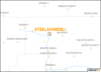 map of Vyselki Khoroli