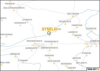 map of Vyselki