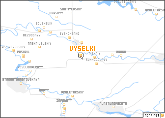 map of (( Vyselki ))