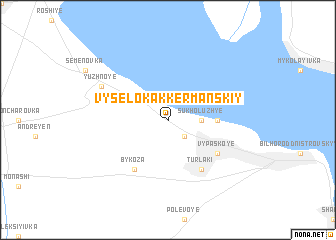 map of Vyselok Akkermanskiy