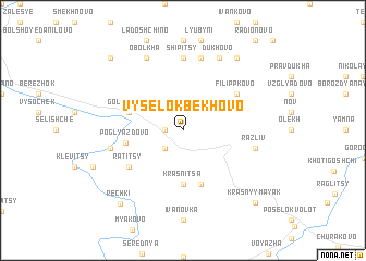 map of Vyselok Bëkhovo