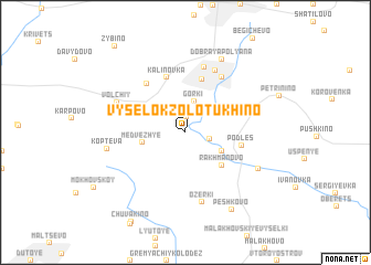 map of Vyselok Zolotukhino