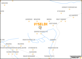 map of Vyselok