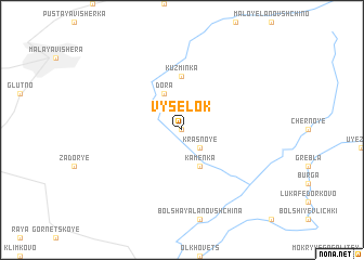 map of Vyselok
