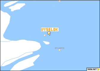 map of Vyselok