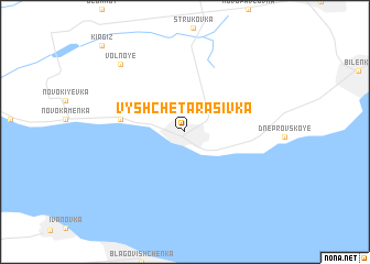 map of Vyshchetarasivka
