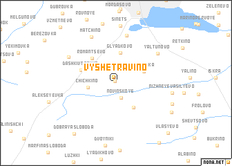 map of Vyshetravino