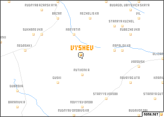 map of Vyshev