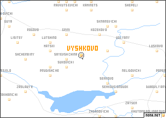 map of Vyshkovo