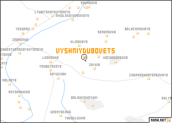 map of Vyshniy Dubovets