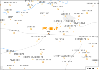 map of Vyshniye