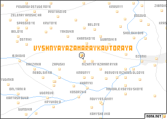 map of Vyshnyaya Zamarayka Vtoraya