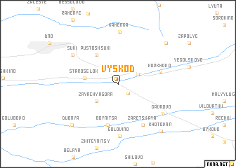 map of Vyskod\