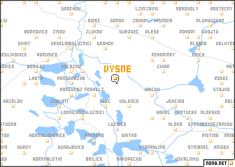 map of Vyšné