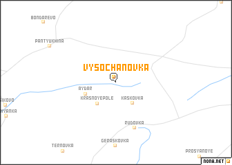 map of Vysochanovka