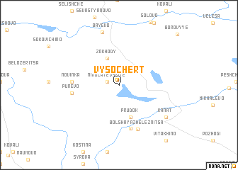 map of Vysochert