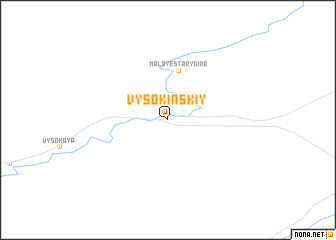 map of Vysokinskiy