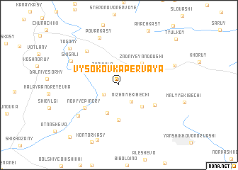 map of Vysokovka Pervaya